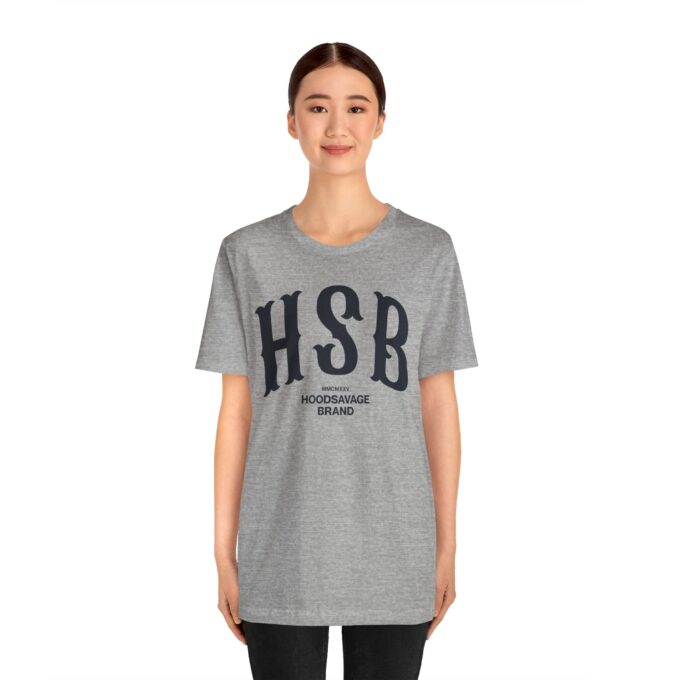 HSB, Crewneck T-Shirt Athletic Grey - Image 3