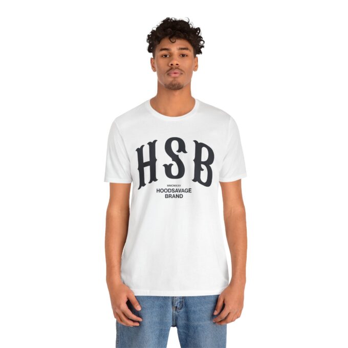 HSB, Crewneck T-Shirt White - Image 2