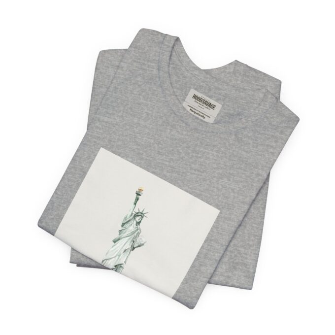 Liberty, Crewneck T-Shirt Athletic Grey - Image 7