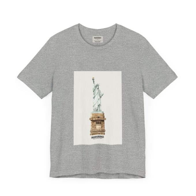 Liberty, Crewneck T-Shirt Athletic Grey