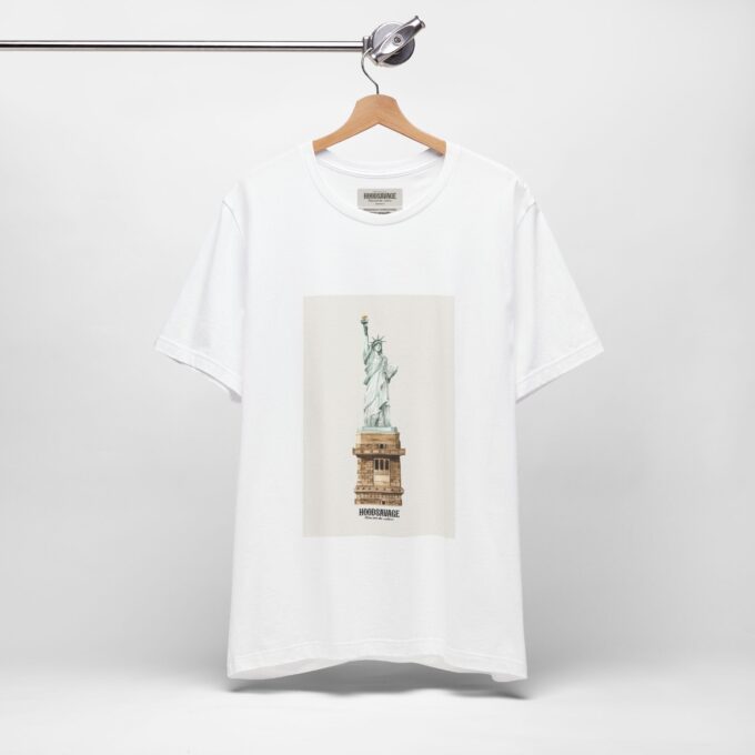 Liberty, Crewneck T-Shirt White - Image 5