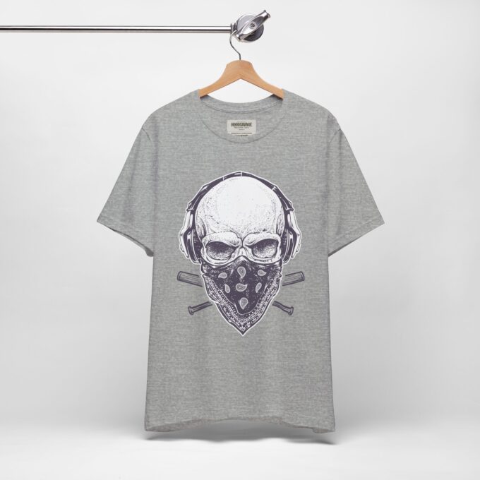 Neurofunk Soldier Graphic, Crewneck T-Shirt Heather Grey - Image 5