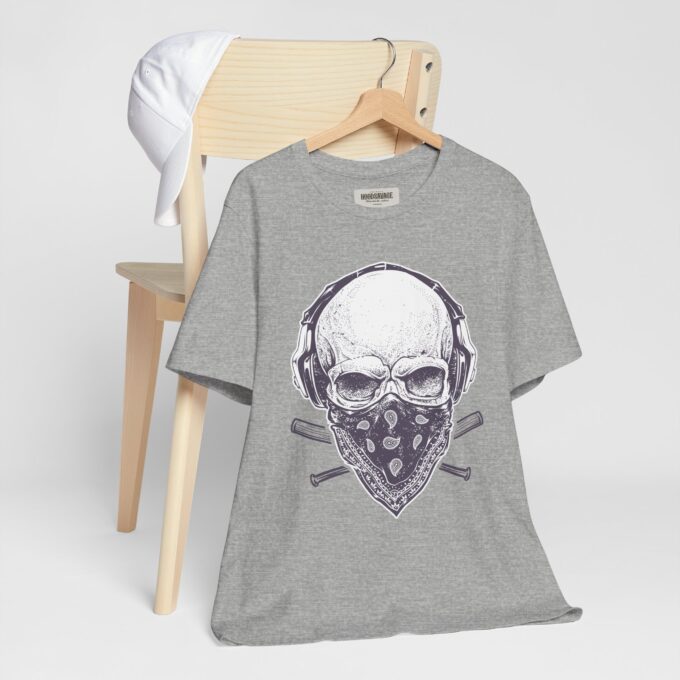 Neurofunk Soldier Graphic, Crewneck T-Shirt Heather Grey - Image 4