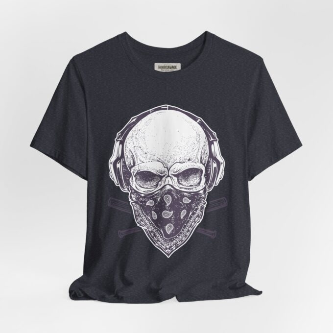 Neurofunk Soldier Graphic, Crewneck T-Shirt Heather Navy - Image 6