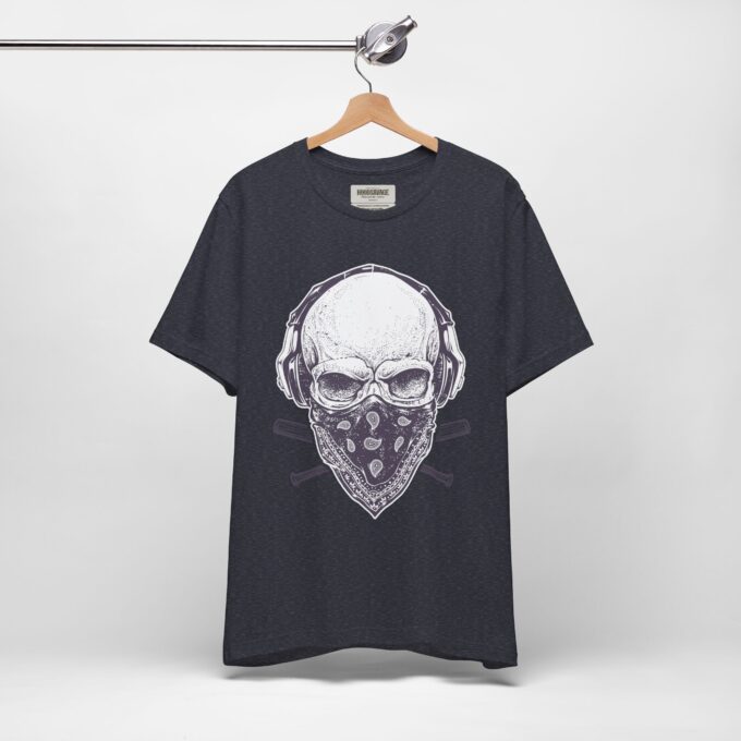 Neurofunk Soldier Graphic, Crewneck T-Shirt Heather Navy - Image 5