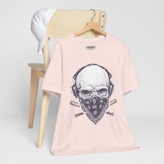 Neurofunk Soldier Graphic, Crewneck T-Shirt Soft Pink - Image 4