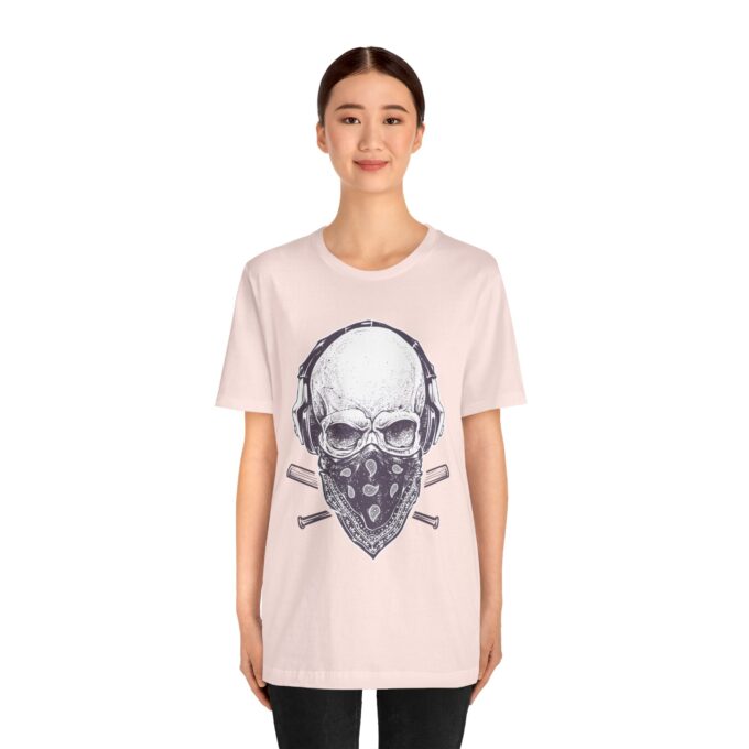 Neurofunk Soldier Graphic, Crewneck T-Shirt Soft Pink - Image 3