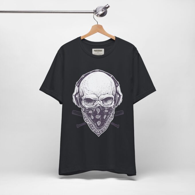 Neurofunk Soldier Graphic, Crewneck T-Shirt Vintage Black - Image 5