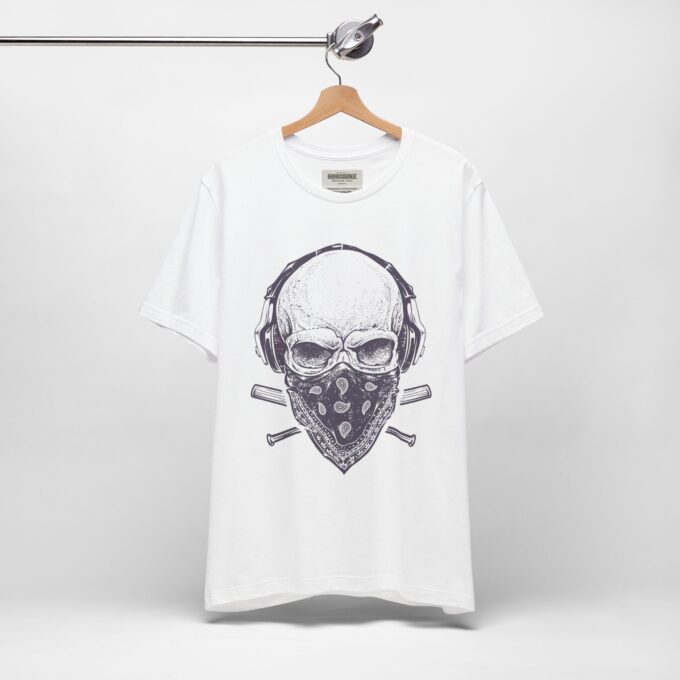 Neurofunk Soldier Graphic, Crewneck T-Shirt White - Image 5